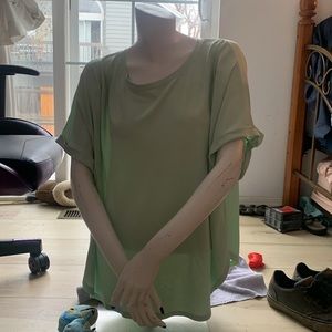Stylus sandwash tee 2x mint green